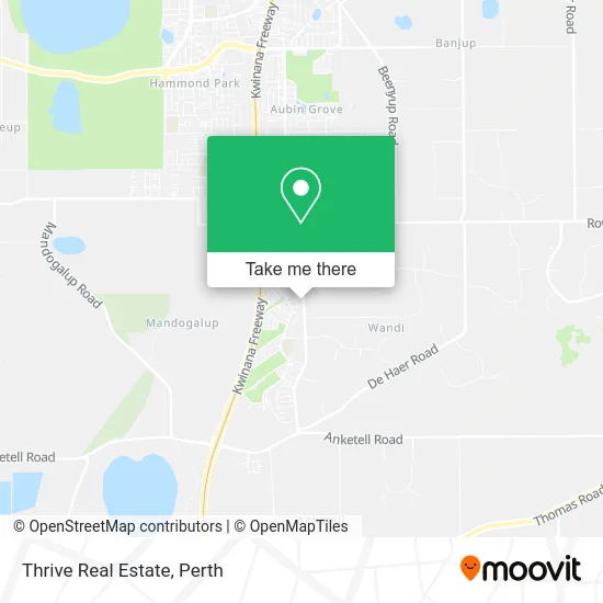 Mapa Thrive Real Estate