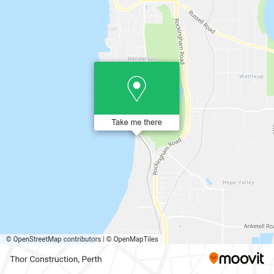 Mapa Thor Construction