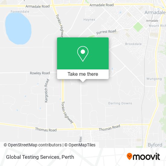 Global Testing Services map