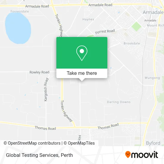 Mapa Global Testing Services