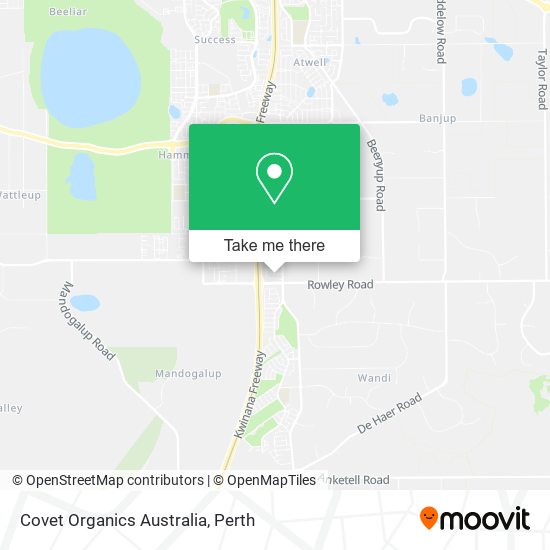 Covet Organics Australia map