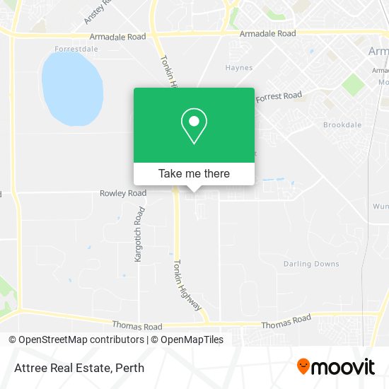 Attree Real Estate map