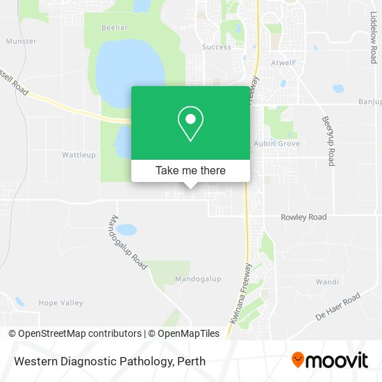Western Diagnostic Pathology map
