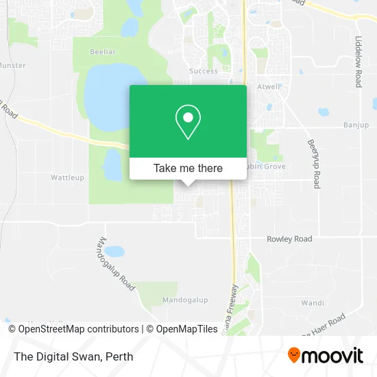 Mapa The Digital Swan