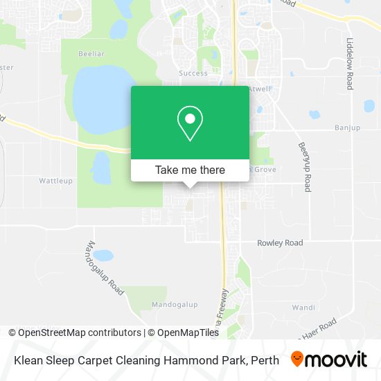Klean Sleep Carpet Cleaning Hammond Park map