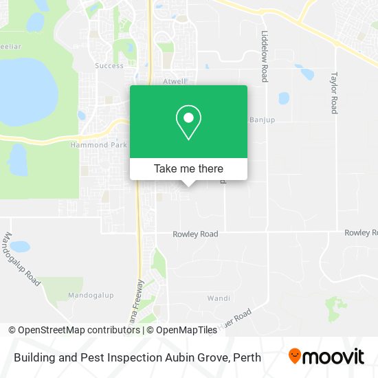 Building and Pest Inspection Aubin Grove map