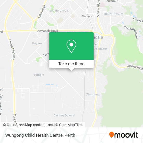 Wungong Child Health Centre map