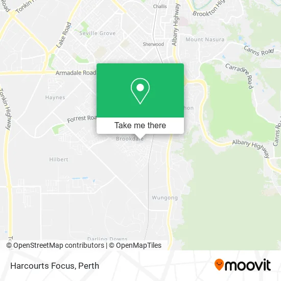 Harcourts Focus map