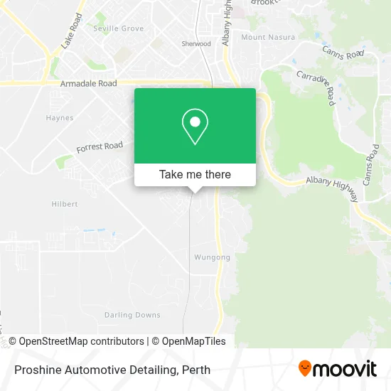 Mapa Proshine Automotive Detailing