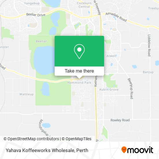 Yahava Koffeeworks Wholesale map