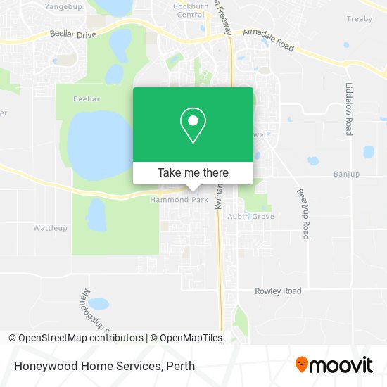 Honeywood Home Services map