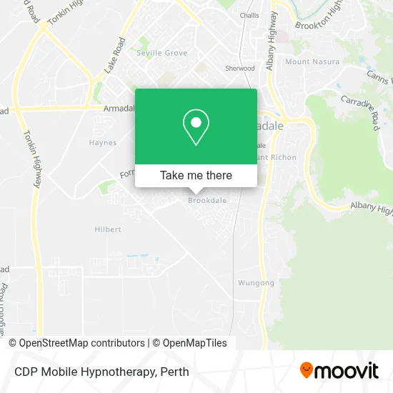 Mapa CDP Mobile Hypnotherapy