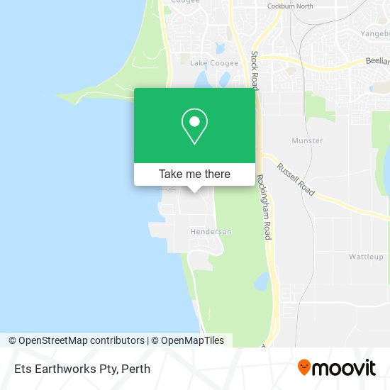 Ets Earthworks Pty map