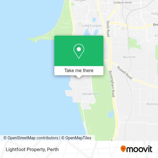 Mapa Lightfoot Property