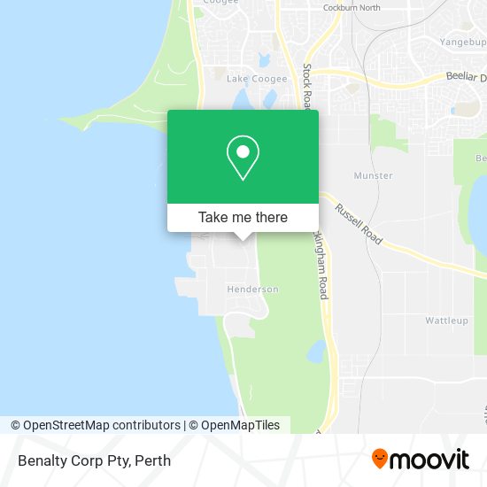 Benalty Corp Pty map