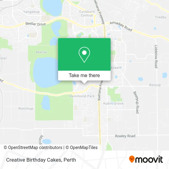 Mapa Creative Birthday Cakes