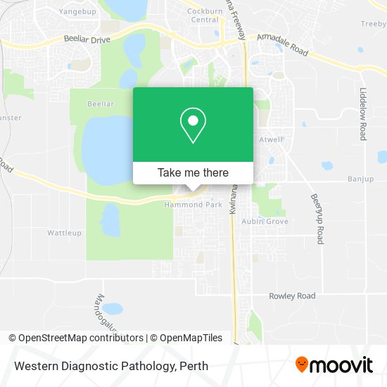 Western Diagnostic Pathology map