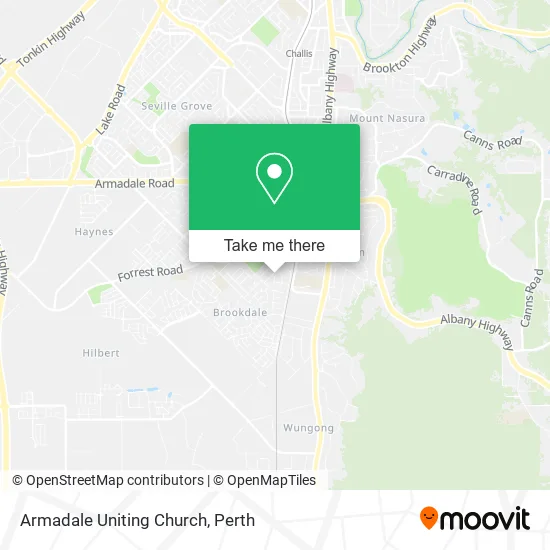 Armadale Uniting Church map