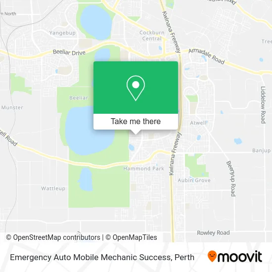 Mapa Emergency Auto Mobile Mechanic Success