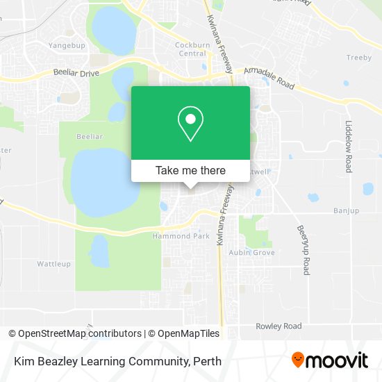 Mapa Kim Beazley Learning Community