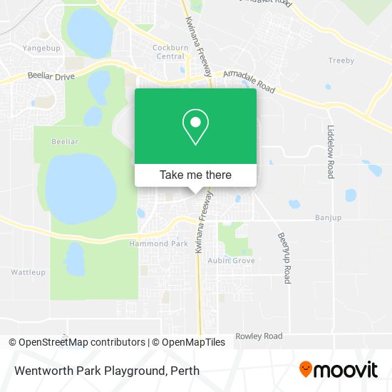 Wentworth Park Playground map