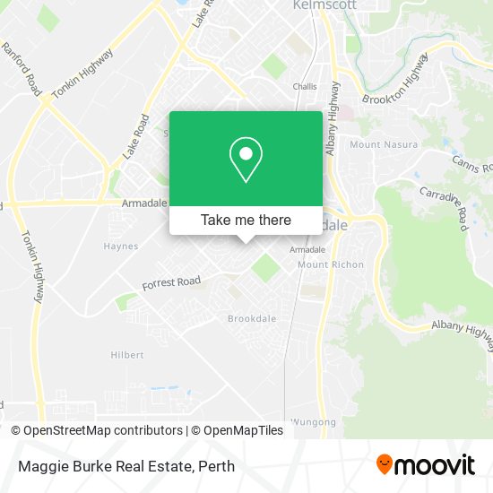 Maggie Burke Real Estate map