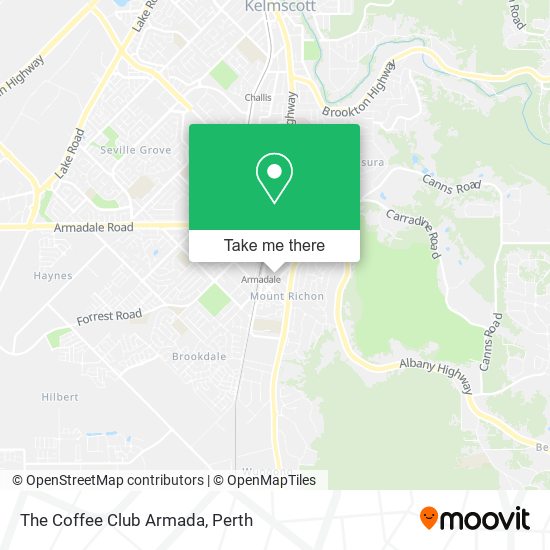 The Coffee Club Armada map