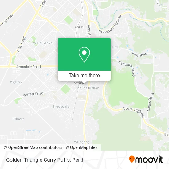 Mapa Golden Triangle Curry Puffs