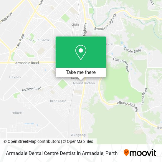 Armadale Dental Centre Dentist in Armadale map