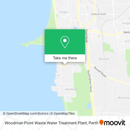 Woodman Point Waste Water Treatment Plant map