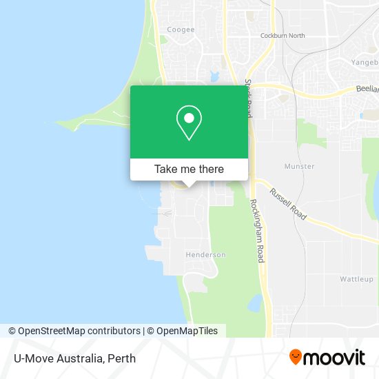 U-Move Australia map