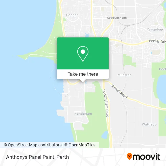 Mapa Anthonys Panel Paint