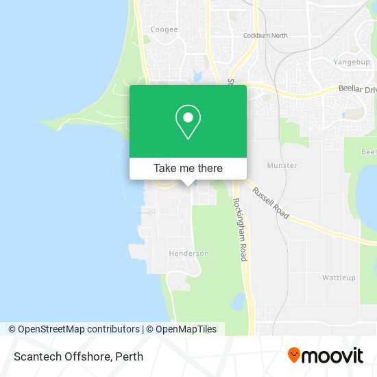 Scantech Offshore map