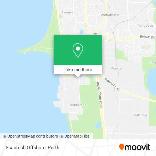 Mapa Scantech Offshore