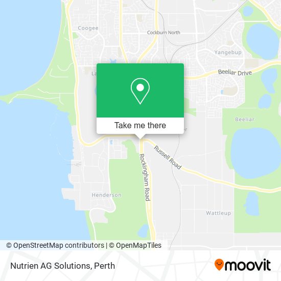 Nutrien AG Solutions map