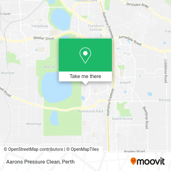 Mapa Aarons Pressure Clean