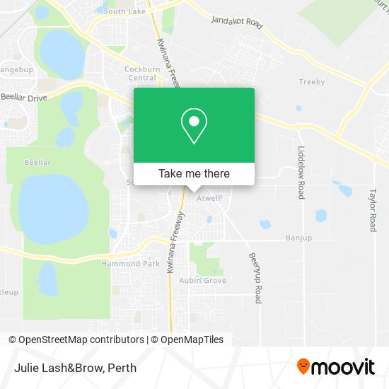 Julie Lash&Brow map