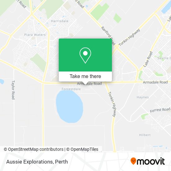 Aussie Explorations map