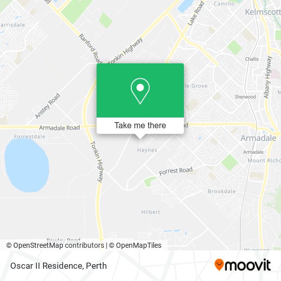 Mapa Oscar II Residence