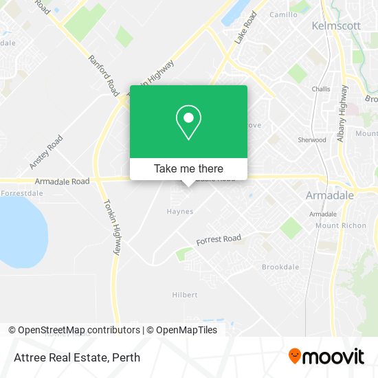 Attree Real Estate map