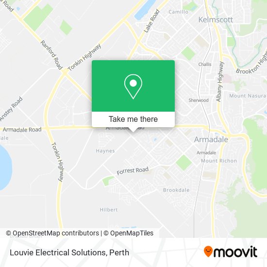 Mapa Louvie Electrical Solutions