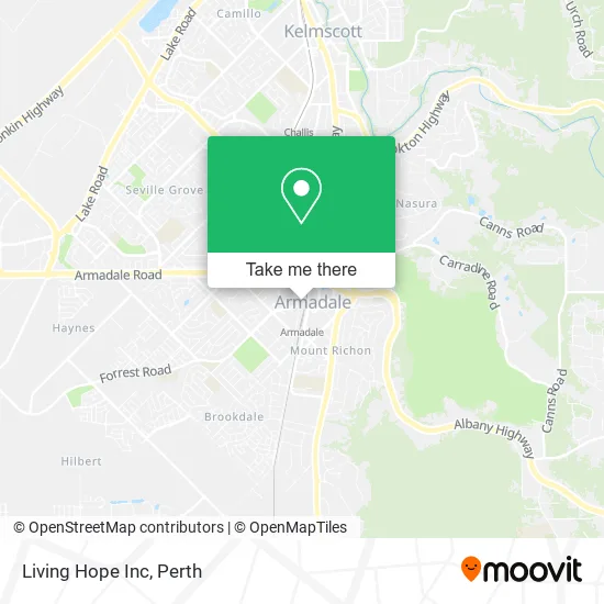 Living Hope Inc map