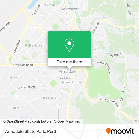 Armadale Skate Park map