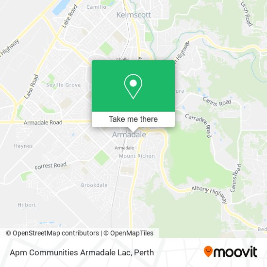 Apm Communities Armadale Lac map