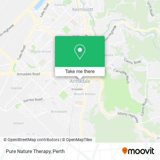 Pure Nature Therapy map