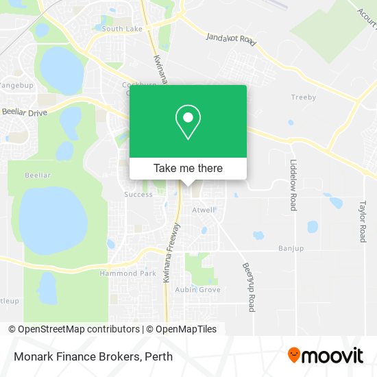 Monark Finance Brokers map