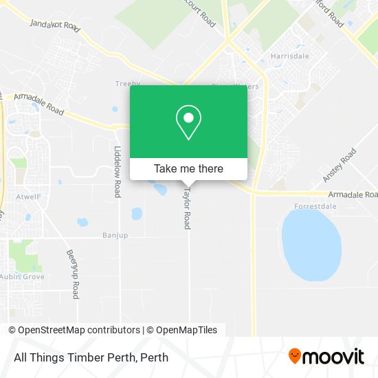 All Things Timber Perth map