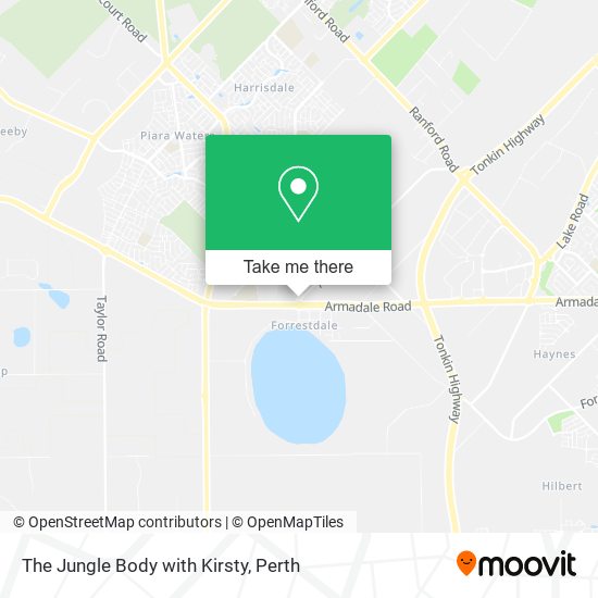 The Jungle Body with Kirsty map