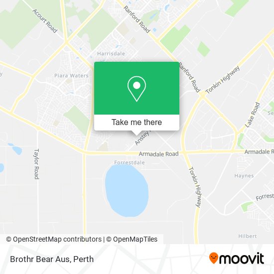 Brothr Bear Aus map