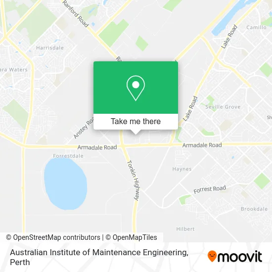 Mapa Australian Institute of Maintenance Engineering